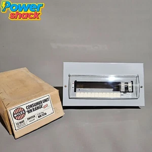 Wylex NN 1216 - Unidad de consumo de 12 vías - Revestida de metal + Interruptor principal 100A DP - Imagen 1 de 9