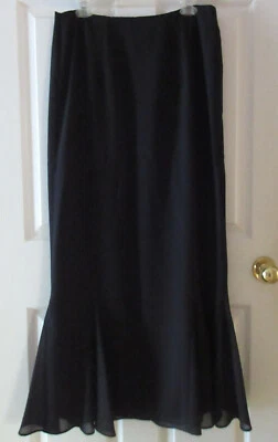Falda negra larga ALFRED SUNG para mujer talla 14 Foto 1 de 3