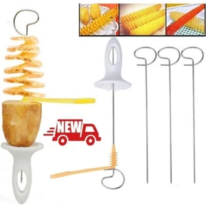 Taglierina Verdure Patate Twister Tornado Affettatrice Acciaio Inox Spirale Chips Tool - Foto 1 di 9