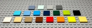Lego Flat Tile 2x2 W. Groove Part 3068 Various Colors (Qty. 10) - Picture 1 of 11