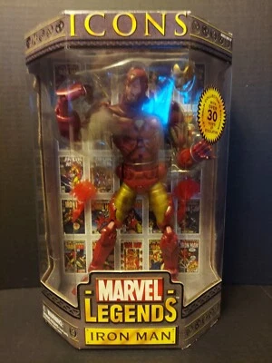 Marvel Legends Icons Iron Man 12"  Collector's Edition w/book Lot #131 - Image 1 of 4