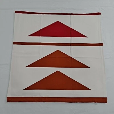 Arrow Abstract Pillow Cover Red Orange Arrows Square - Image 1 of 4