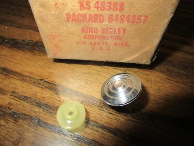NOS Instrument Gauge Glass Hub Kit, 1956 Packard Patrician & Caribbean 6484357 - Image 1 of 3
