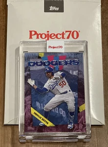 2021 TOPPS PROJECT 70 CARD DODGERS MOOKIE BETTS World Series #1 by BEN BALLER - Picture 1 of 3