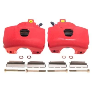 Power Stop Front Red Calipers Pair Fits 94-96 Ford Bronco - Picture 1 of 10