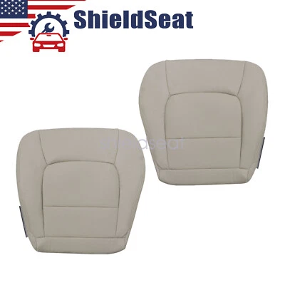 2PCS For 1998 to 2007 Lexus LX470 DRIVER & PASSENGER Bottom Leather Cover - Tan Foto 1 de 4
