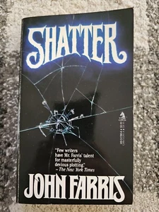 SHATTER by John Farris Vintage Horror First TOR Print Paperback Book Novel 1986 - Picture 1 of 6