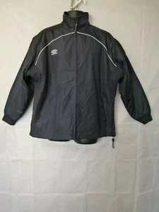 E Easton Men's Jacket Sport Side Zipped Fleece Lining Navy Size L - Picture 1 of 10