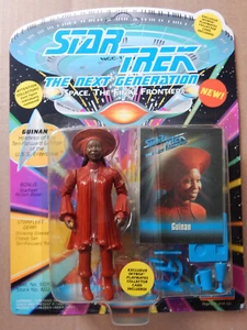 1993 Star Trek The Next Generation TNG Playmates Guinan sin usar sin usar Whoopi agujero negro - Imagen 1 de 2