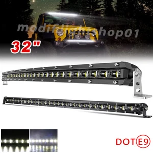 Combo camión todoterreno 4x4 ATV SUV Curvo/Recto 32" pulgadas barra de luz LED Spot Flood - Imagen 1 de 9