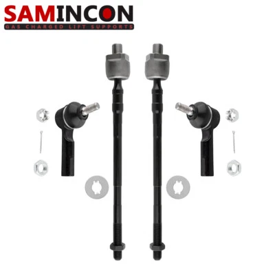 4x extremidades de haste de amarração externa interna frontal para Nissan Maxima 2000 2001 2002 2003 - Imagem 1 de 4