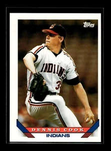 1993 Topps #141 Dennis Cook (NM+)(BAS) - Picture 1 of 2