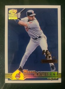 2000 Pacific Paramount Holo-Gold 99/199 Manny Ramirez #72 Boston Red Sox 