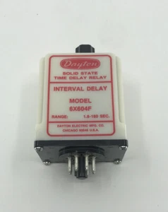 6X604F Dayton Solid State Time Delay Relay - Picture 1 of 5