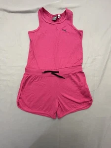 Puma Girls Overall Shorts Size 7 Fuchsia - Picture 1 of 8