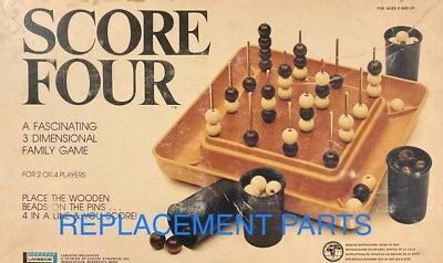Piezas de juego de mesa: PUNTUACIÓN CUATRO, varios fabricantes/años, piezas de repuesto Foto 1 de 2