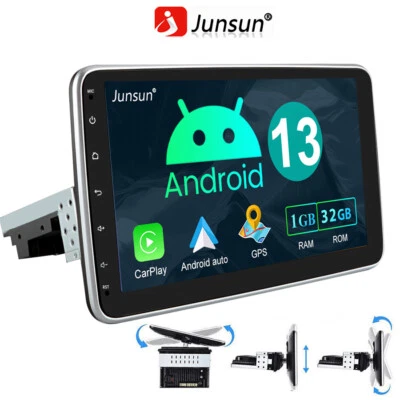 10" Android 13 DAB+ Autoradio 1 DIN GPS Navi WIFI 360° Drehbar Bildschirm WiFi - Bild 1 von 4