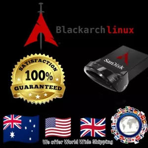 BlackArch Linux Slim 2023.05.0 64 bit 32 GB USB 3.2 Boot Live Network Penetratio - Picture 1 of 11