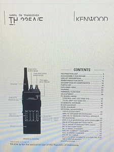 Kenwood Th-235a Service Manual Digital - Picture 1 of 1