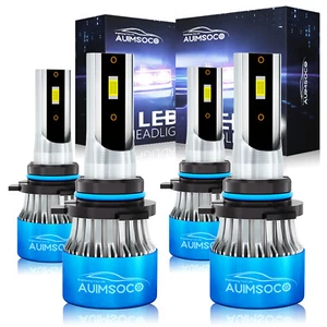 For Chevrolet Malibu 3.1L 189Cu. 1997-2003 LED Headlight High Low Beam Bulbs Kit - Picture 1 of 12