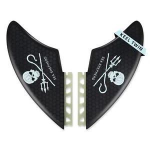 Aletas para tabla de surf doble quilla futuro panal fibra de vidrio carbono tornillos para surf llave - Imagen 1 de 12
