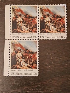 1975 Bicentennial 10 Cent Stamp Bunker Hill 1775 Scott #1564 MNH - Picture 1 of 3