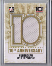 JONATHAN HUBERDEAU 13/14 ITG H&P 10th Anniversary #43 Game-Used Jersey 1 of /80