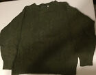 100% Cotton A.J. Michael Green Sweater - Size Large (L)- Very Good Condition