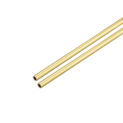 4x Rund Röhre Schlauch Nahtlose gerades Rohr 0,2mm Wandstärke 2mm OD 300mm Länge - Bild 1 von 4