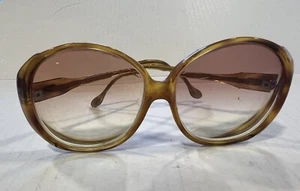 Gafas de sol vintage de gran tamaño de los años 70 | Nuevo de Lote Antiguo | Estilo Redondo Grande | Tortuga | #637 - Imagen 1 de 5
