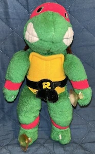 1989 RAPHAEL TMNT 9" Plush Playmates Window Cling Mutant Ninja Turtles RARE - Picture 1 of 5