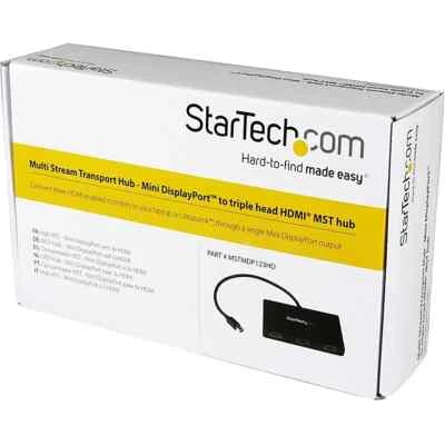 DisplayPort to HDMI Multi-Monitor Splitter w Adapter StarTech | MSTMDP123HD  - Image 1 of 3