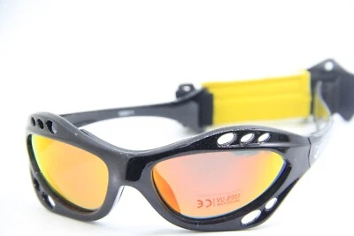 GAFAS DE SOL OCEAN 150011 NEGRAS AMARILLAS ESPEJADAS MONTURAS AUTÉNTICAS 66-22 Foto 1 de 4