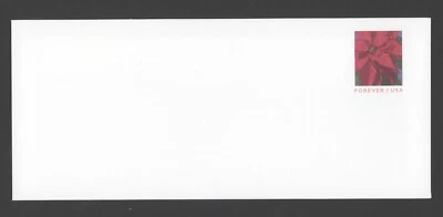 2014 US Scott# U684  Poinsettia Stamped Envelope, Forever Rate - Image 1 of 2