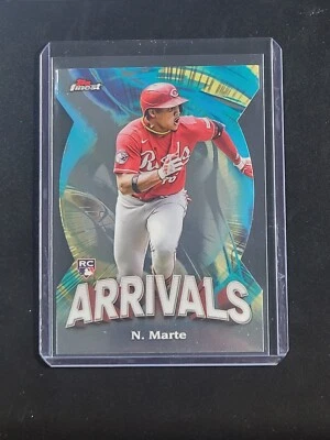 2024 Topps Finest MLB Noelvi Marte Arrivals A-10 - Image 1 of 2