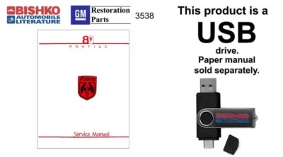 1988 Pontiac Fiero Shop Service Repair Manual USB Engine Drivetrain Electrical - Image 1 of 3