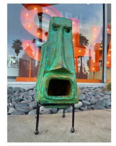 Shag x Tiki Farm Mini Mo Chimenea Gamba grün /300 Tischplatte 15" - Bild 1 von 2