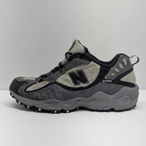 New Balance 470 Uomo 7.5 2E Grigio e Nero Scarpe da Corsa per Tutti i Terreni CM470GB