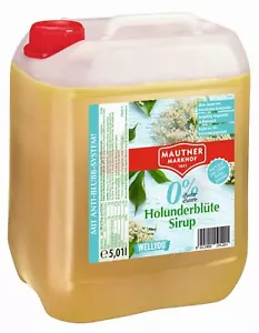 Mautner Markhof Holunder 0% Zucker Sirup 5l - EINWEG - Bild 1 von 1