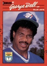 1990 Donruss Learning Series #25 George Bell Toronto Blue Jays