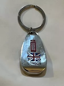 Silver Tone London Schlüsselring Flaschenöffner - Bild 1 von 3