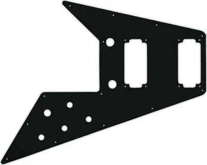 WD Custom Pickguard For Gibson 2020 Original Collection 70s Flying V #01A Bla... - Picture 1 of 1