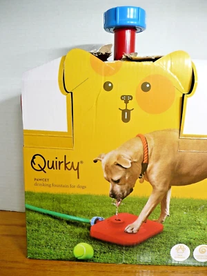 Outdoor Automatic Dog Water Fountain Paw Powered Hydration - Image 1 of 2