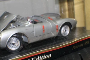 Maisto Porsche Silber 550 A Spyder Maßstab 1:18 Special Edition Diecast Sealed Box - Bild 1 von 9