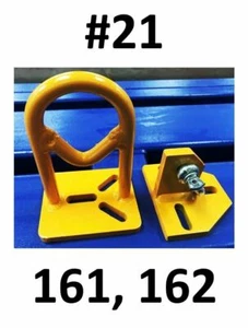 SET#21 MO CLAMP STYLE DOOR JAMB POST PULLER 5616 + HINGE PLATE 5623 HEAVY DUTY - Picture 1 of 11