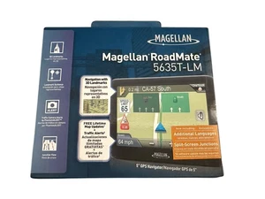 Magellan Roadmate 5635T-LM 5" GPS Navigator Free Lifetime Updates NEW Sealed - Picture 1 of 11