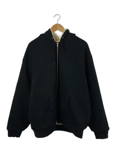 Felpa Supreme con cappuccio zip XL cotone nero usata
