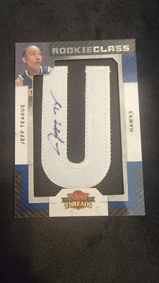 2009-10 Panini Threads - Rookie Class Jeff Teague #119 /660 (AU, RC) Auto U RPA - Image 1 of 2