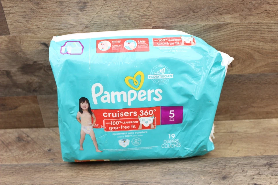 Детские подгузники Pampers Cruisers 360 размер 5 герметичные эластичные - Изображение 1 из 1
