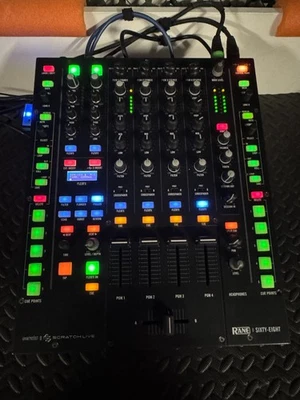 RANE 68 Dj MIXER 2x CHANNEL EXCELLENT / SUPER CLEAN  SERATO Performance DJ Mixer - Image 1 of 4